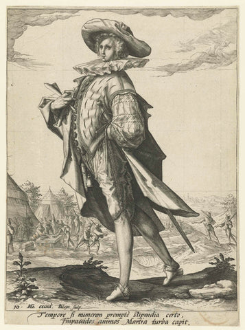 Treasurer, Jacob de Gheyn (II), 1587 Canvas Print