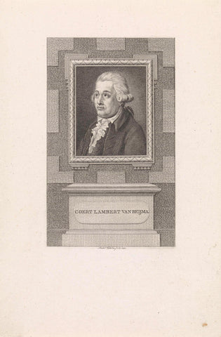 Portrait of Coert Lambertus van Beyma, Reinier Vinkeles (I), 1794 Canvas Print