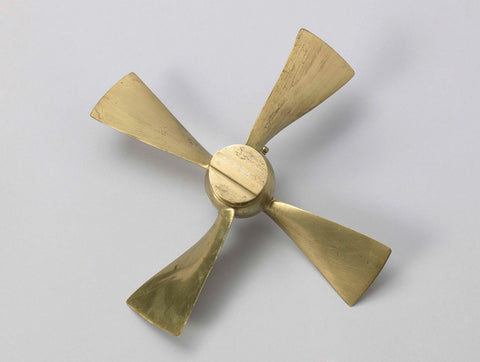 Model of a Propeller, anonymous, anonymous, c. 1855 - c. 1860 Canvas Print