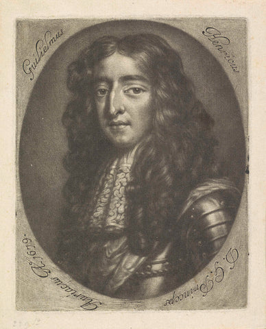 Portrait of William III, Prince of Orange, Abraham Bloteling, 1679 Canvas Print