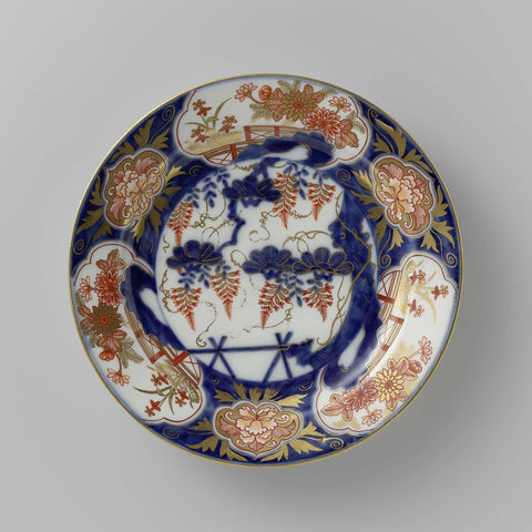 Plate, Porcelain factory aan den Amstel, 1784 - 1814 Canvas Print