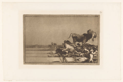 Death of the Mayor of Torrejon, Francisco de Goya, 1876 Canvas Print