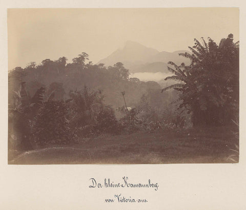 View of Mount Cameroon from Victoria (Cameroon), anonymous, 1899 Canvas Print