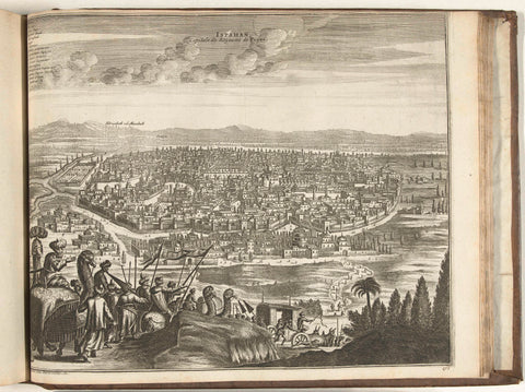 View of Isfahan, 1726, anonymous, 1726 Canvas Print