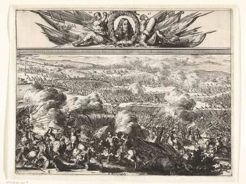 Battle of Seneffe, 1674, Coenraet Decker, 1674 Canvas Print