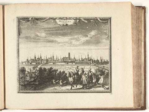 View of Mechelen, 1726, anonymous, 1726 Canvas Print