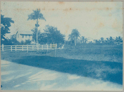 Waterstraat, Paramaribo, Hendrik Doijer (attributed to), 1906 - 1913 Canvas Print