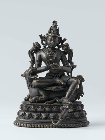 The Bodhisattva Manjushri, anonymous, c. 1000 - c. 1200 Canvas Print