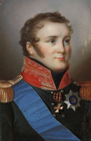 Portrait of Alexander I (1777-1825), Emperor of Russia, Domenico Bossi, 1805 - 1815 Canvas Print
