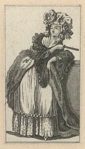 Habillemens à la Mode:, ca. 1785. copy to L'aimeable Céphis (...), anonymous, c. 1785 Canvas Print