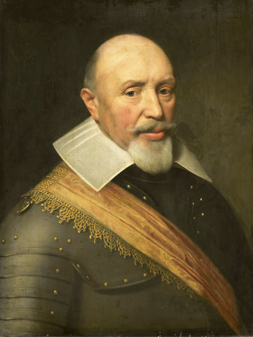 Portrait of an Officer, Jan Antonisz van Ravesteyn, c. 1610 - c. 1620 Canvas Print