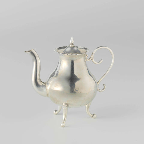 Coffee pot, Frederik Sleuman (attributed to), 1772 Canvas Print