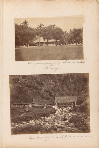 Dessa Sinkalang in the gorge of Ambatjang on Sumatra, anonymous, c. 1870 - c. 1880 Canvas Print