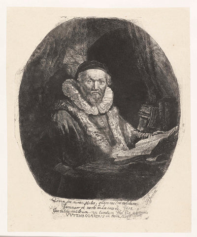 Jan Uytenbogaert, preacher of the Remonstrants, Rembrandt van Rijn, 1850 - 1906 Canvas Print