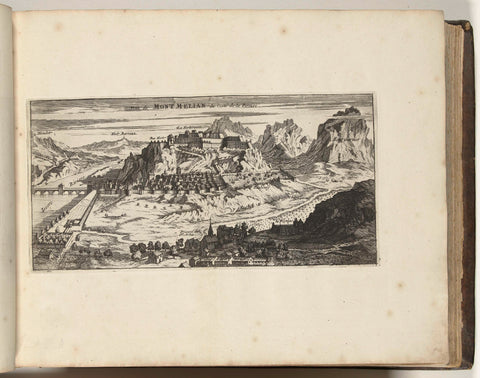 View of Montmélian, 1693, anonymous, 1693 Canvas Print