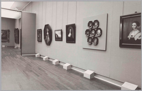 Room with various paintings and various frames, c. 1984 Canvas Print