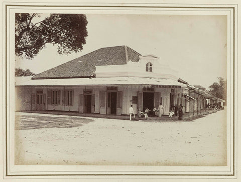 Pharmacy of J. van Gorkum & Co., Kassian Céphas, 1886 Canvas Print