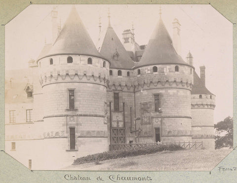 Exterior of chaumont castle, anonymous, c. 1890 - c. 1900 Canvas Print