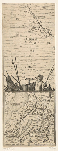 Map of the siege of Huis te Gennep (side page), 1641, Pieter Hendricksz. Schut (attributed to), 1641 Canvas Print