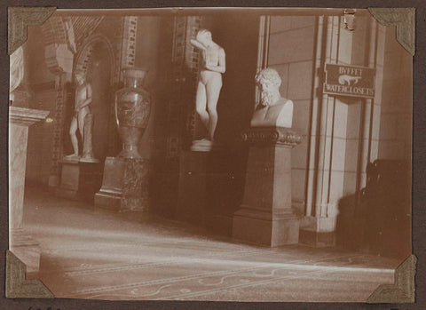 Western entrance hall around 1923, 1922 - 1923 Canvas Print