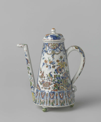 Coffee Pot, De Metaale Pot, c. 1695 - c. 1715 Canvas Print