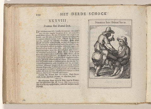 XXXVIII Stamus hoc Danai loco, Roemer Visscher, 1614 Canvas Print