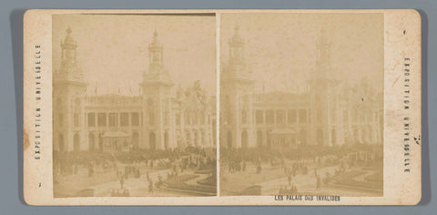 Palais des Invalides at the 1900 World's Fair, anonymous, 1900 Canvas Print