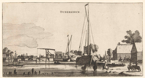 Ouderkerk aan de Amstel, anonymous, in or after 1650 Canvas Print