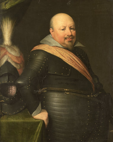 Portrait of Nicolaas Schmelzing (1561-1629), Jan Antonisz van Ravesteyn (workshop of), in or after 1611 Canvas Print