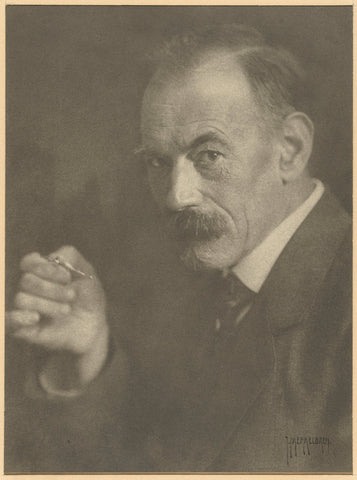 Portret van de schilder Jan van der Linden (1864-1945), Jacob Merkelbach, 1917 Canvas Print