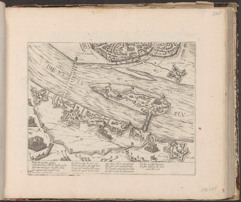 Siege of Zutphen by Leicester, 1586, Frans Hogenberg, 1587 - c. 1591 Canvas Print