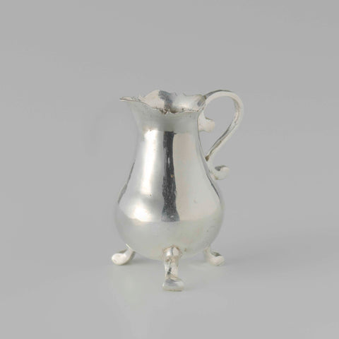 Milk jug, Arnoldus van Geffen, 1742 Canvas Print