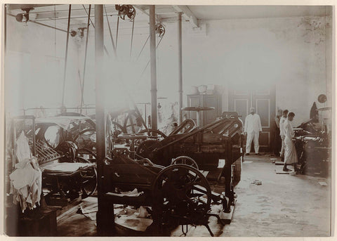 Printing house of the Deli Courant, anonymous, 1908 Canvas Print