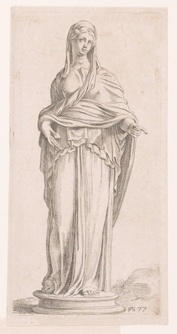 Statue of Ceres, François Perrier, 1638 Canvas Print