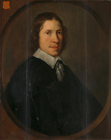 Portrait of François Leydecker, Burgomaster of Tholen, Bernardus Swaerdecroon, 1646 - 1654 Canvas Print