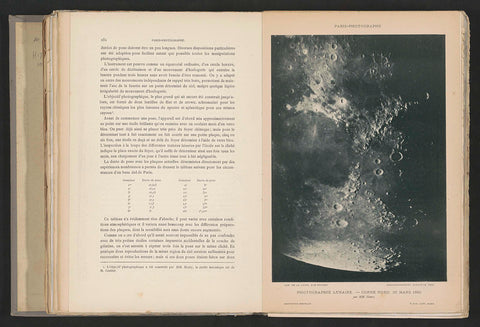 View of part of the lunar surface, M. Henry, 1890 Canvas Print