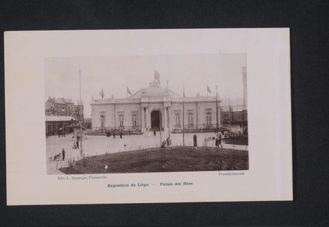 View of the theatre of the 1905 World's Fair in Liège, anonymous, 1905 Canvas Print