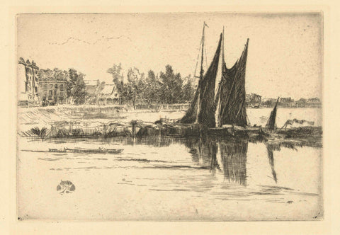 Hurlingham, James Abbott McNeill Whistler, 1879 Canvas Print