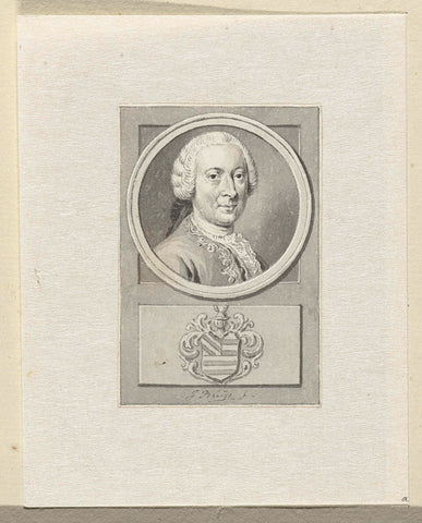Portrait of Jonkheer Willem van Haren, Jacobus Buys, c. 1734 - c. 1801 Canvas Print
