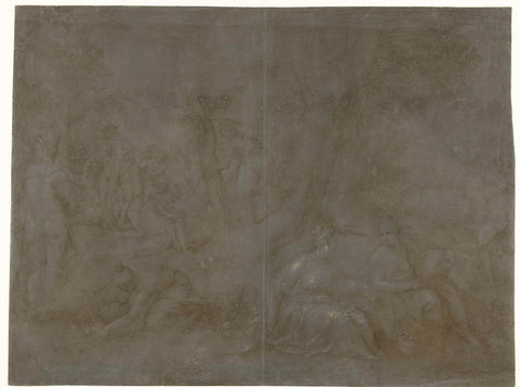 Birth of Adonis, Hendrick Goltzius, 1605 Canvas Print