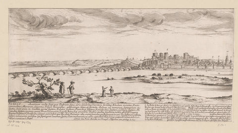 View of Avignon, Israel Silvestre, 1631 - 1657 Canvas Print