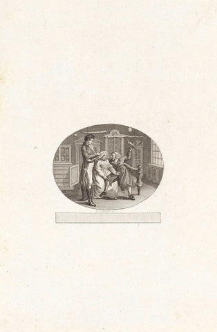 Title page for: Wilhelmus Kist,'De ring van Gyges wedergevonden, of Verzameling van Nederlandsche karakters', 1805, Reinier Vinkeles (I), 1805 Canvas Print