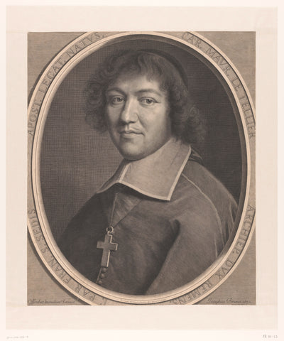 Portret van Charles-Maurice Le Tellier, Robert Nanteuil, 1672 Canvas Print