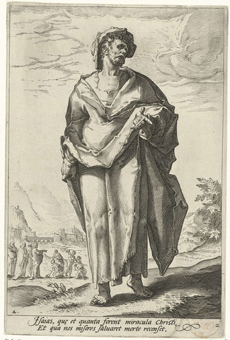 Jesaja, Jacob Matham (attributed to), 1601 - 1652 Canvas Print