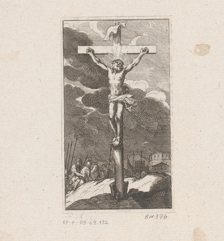 Crucifixion of Christ, Sébastien Leclerc (I) (attributed to), 1683 Canvas Print