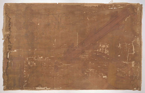 Fragment of a Ship Flag, anonymous, 1570 - 1630 Canvas Print