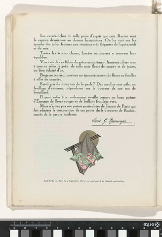 Art - Goût - Beauté, Feuillets de l' elegance féminine, Noël 1928, No. 100, 9th Year, p. 46, anonymous, 1928 Canvas Print