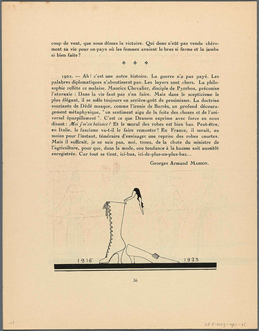 Gazette du Bon Ton, 1923 - No. 1: p. 36, anonymous, 1923 Canvas Print