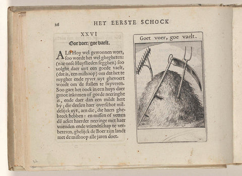 XXVI Goet voer, goe vaelt, Roemer Visscher, 1614 Canvas Print