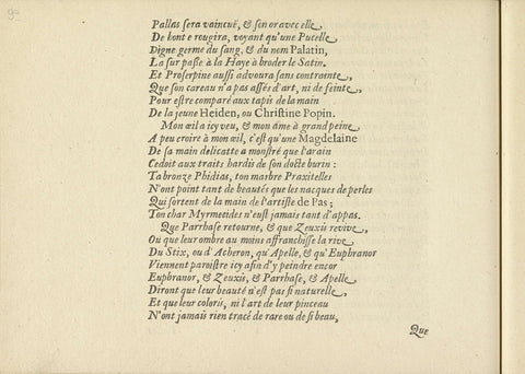 French poem on the Nymphs of the Amstel, page 6, Crispijn van de Passe (II), 1640 Canvas Print